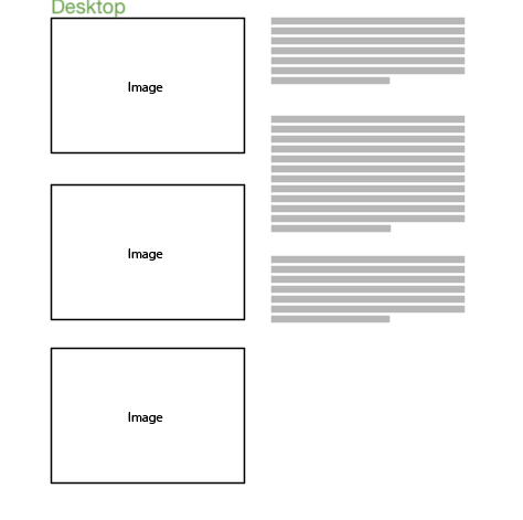 Example of the layout